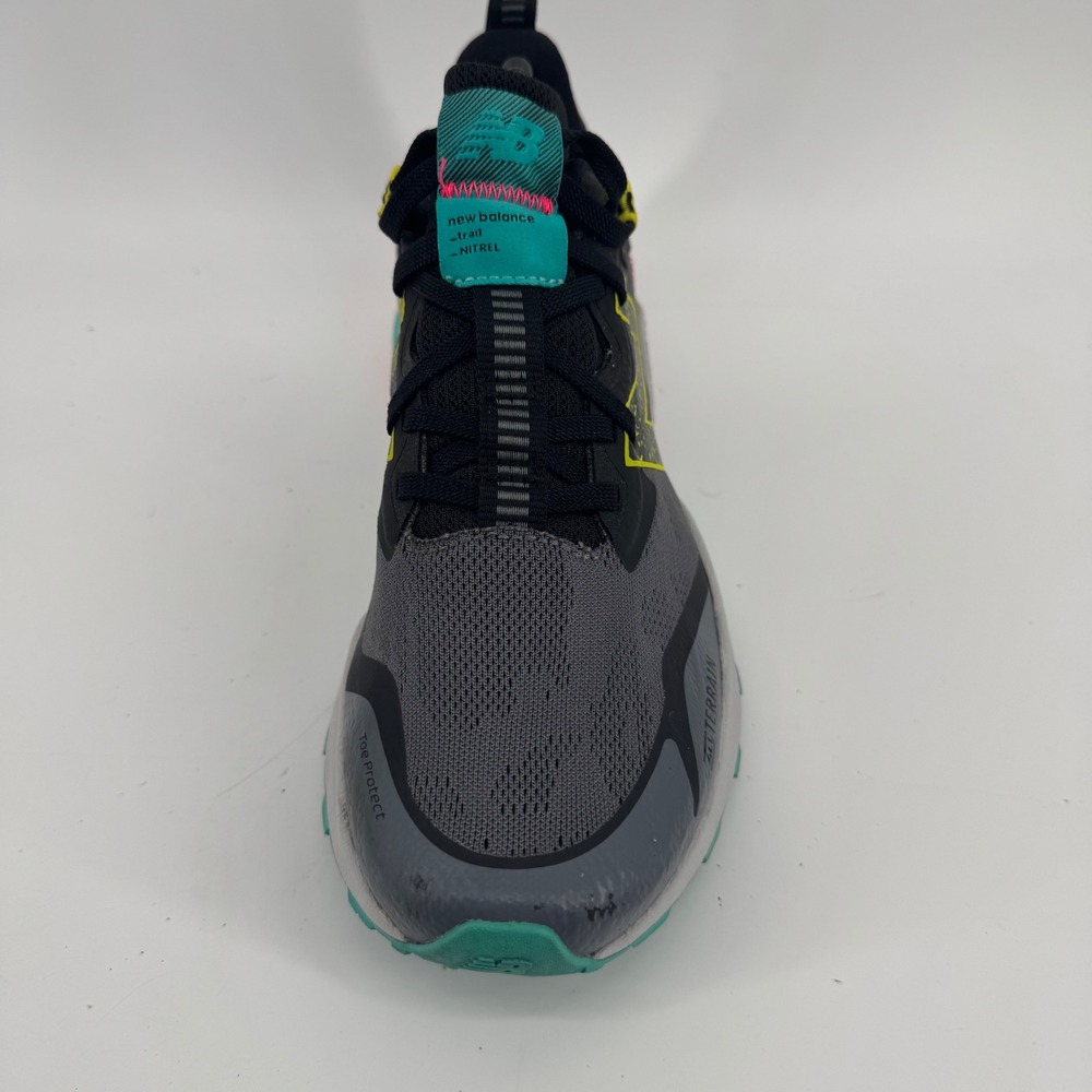 New Balance Nitrel v4 All Terrain Trail Running Shoes Grey Black Neon 11 - Picture 4 of 12